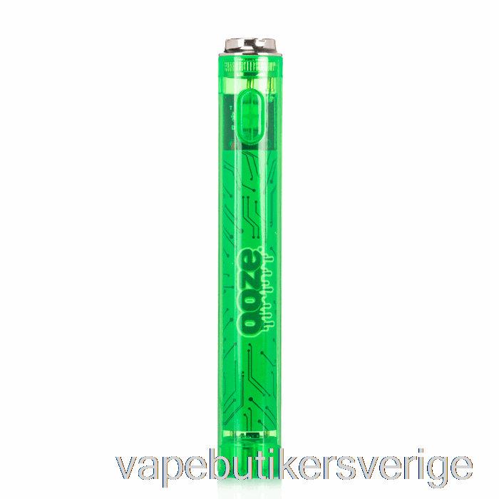 Vape Sverige Ooze Slim 400mah Clear 510 Vape Batteri Slime Green